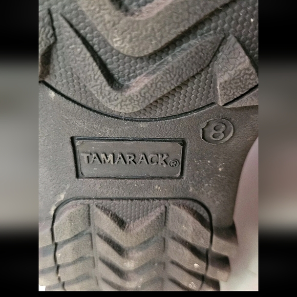 Women's Tamarack Thermolite Snow Boot Tan Black Size 8 - Picture 8 of 8